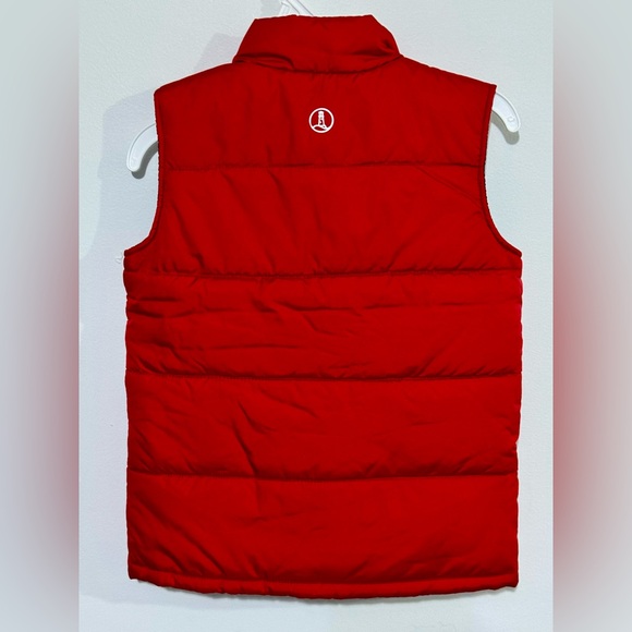Lands End Kids Vest color red size M - Picture 2 of 5